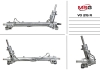 Рульова рейка з ГПК відновлена Volvo V50 04-07, Volvo S40 04-12, Volvo C30 06-13 MSG VO215R (фото 1)