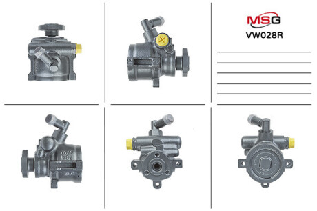 Насос ГПК відновлений VW Golf III 91-98, SEAT Ibiza 93-02, SEAT Toledo I 91-99 MSG VW028R