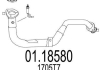 Передня труба вихл. системи MTS 01.18580 (фото 1)