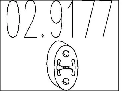 Резиновый крепежный элемент MTS 02.9177