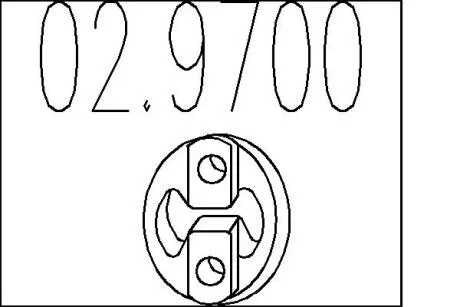 Резиновый крепежный элемент MTS 02.9700