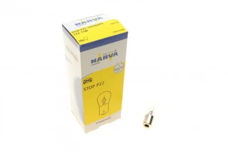 Автолампа P15W 12V 15W BA15s Standard NARVA 174113000