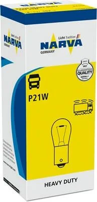 Автолампа P21W 24V 21W BA15s Heavy Duty NARVA 176443000 (фото 1)
