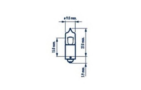 H10W 12V 10W BA9s |MINIATURE HALOGEN LAMPS| 10шт NARVA 17833