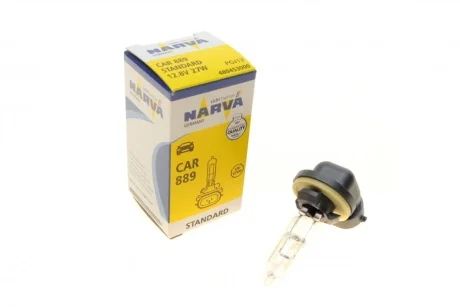 Автолампа 889 12.8V 27W PGJ13 Standard (American Types) NARVA 480453000