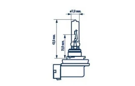 Лампа narva h9 12v 65w NARVA 48077