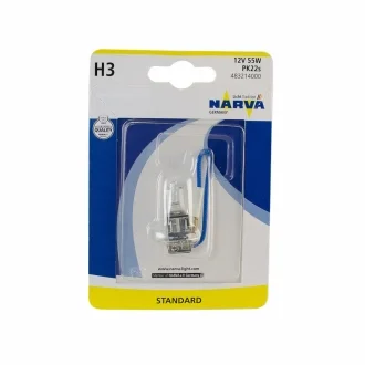 Автолампа Narva H3 PKS22s 55 W прозрачная NARVA 48321B1