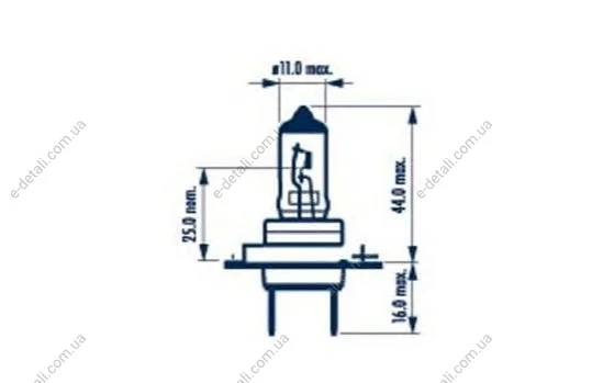 H7 RALLY 12V 80W PX26d NARVA 48358 (фото 1)