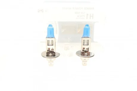 Автолампа H1 12V 55W P14.5s Range Power White (4500k) (к-кт 2шт.) NARVA 486412100