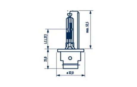 840063000 Лампа D2R 85V 35W P32d-3 XENON NARVA 84006