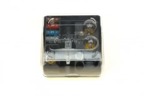 Комплект лампочек H1 12V (P21/4W,P21W,R5W,C5W T4W + 4 предохранителя) NARVA 983043000
