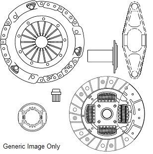Комплект зчеплення з вижимним та вилкою MINI 06-16 (200mm17z) National CK10027