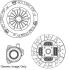 Комплект зчеплення з вижимним MEGANE III/CLIO III 1.6 16V 09-14 (215mm) National CK10088-52 (фото 1)