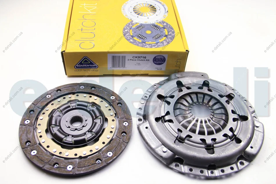 Комплект сцепления Mondeo III/Focus II/C-Max 1.8/2.0 i 00- (228mm) National CK9716 (фото 1)