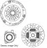 Комплект зчеплення з вижимним Astra/Vectra/Zafira1.6/1.8 i 04-18 (205mm) National CK9912-42 (фото 1)