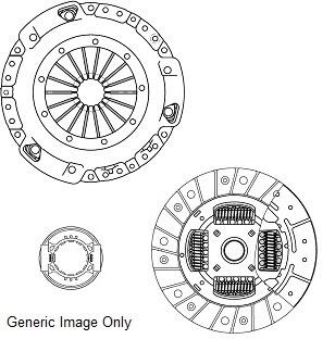 Комплект зчеплення AVEO/MATIZ 03- (190mm) National CK9931