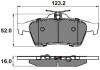 Тормозные колодки зад. Connect/Focus II//Citroen C5/Saab 9-3 01- (ATE) National NP2020 (фото 1)