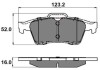 Гальмівні колодки зад. Connect/Focus II//Citroen C5/Saab 9-3 01- (ATE) National NP2020 (фото 2)