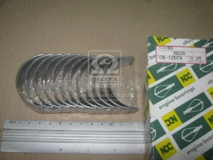 Вкладыши шатунные 0.25mm (к-кт на мотор) Nissan RD28, RD28T NDC CB1207A025