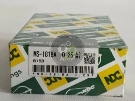 Вкладиші корінні +0.25mm (к-кт на мотор) Mitsubishi G11B,G12B,G13B,G15B,4G, NDC MS1818A025