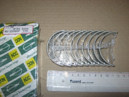 Вкладыши коренные STD (к-кт на мотор) Honda B18A, B20A, D16A1, ZC NDC MS2208GPSTD