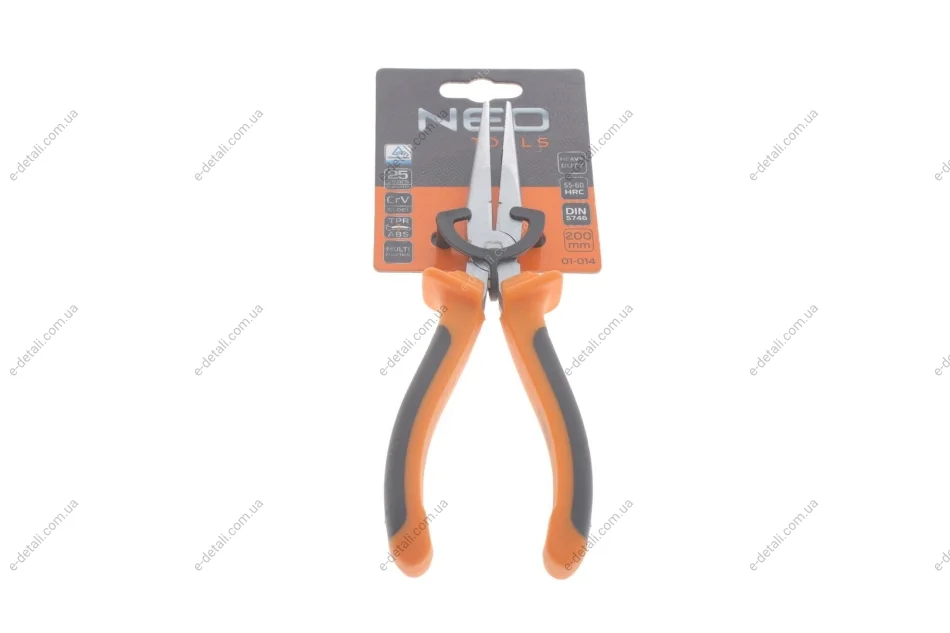 Плоскогубцы с удлиненными губками 8" L-200 мм Neo-tools 01-014 (фото 1)