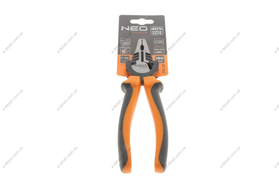 Плоскогубцы 7" L-180 мм Neo-tools 01-152 (фото 1)