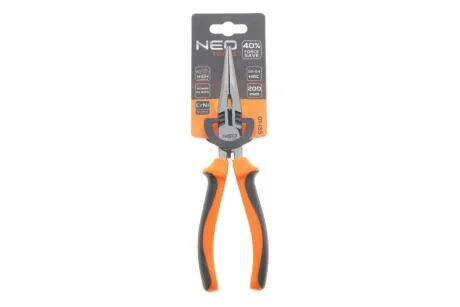 Плоскогубцы с удлиненными губками 8" 40% FS L-200 мм Neo-tools 01-155