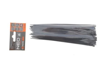 Набор стяжек пластиковых EXTREME 2,5x200 мм 100 ед. (чёрная) Neo-tools 01-624