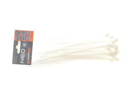 Набор стяжек пластиковых EXTREME 4,8x200 мм 20 ед. (белая) Neo-tools 01-658