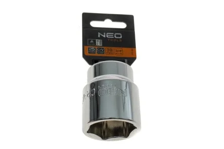 Головка торцевая 3/4" 38 мм (хромированная) Neo-tools 08-312