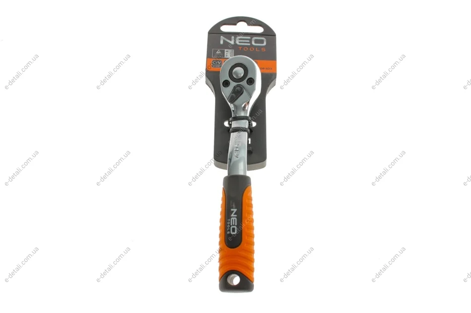 Трещотка 1/4" 72 зубца 145 мм Neo-tools 08-503 (фото 1)