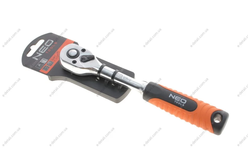Трещотка 3/8" 45 зубцов 210 мм Neo-tools 08-508 (фото 1)