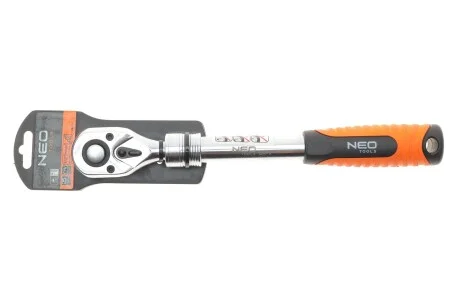 Тріскачка 1/2" телескопічна 72 зубця 305-445 мм Neo-tools 08-515