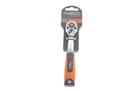 Трещотка 1/4" 90 зубцов 155 мм Neo-tools 08-530