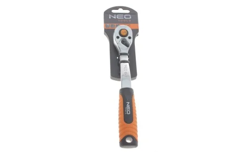 Тріскачка 3/8" 90 зубця 200 мм Neo-tools 08-533
