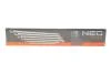 Набор ключей накидных с трещоткой 8-19 мм 6 ед. Neo-tools 09-370 (фото 2)