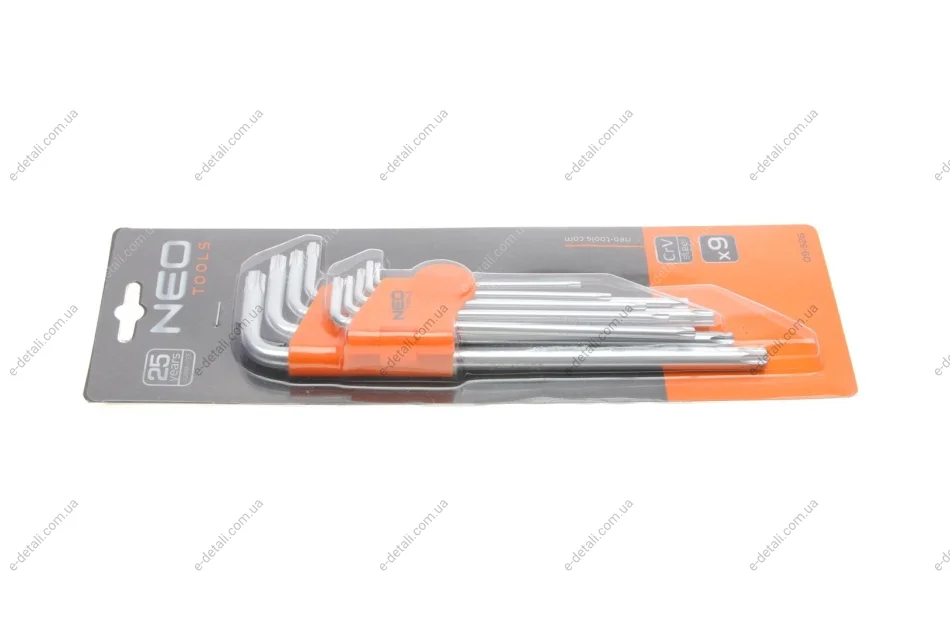Набор ключей Г-обр. Torx T10-T50 Neo-tools 09-526 (фото 1)