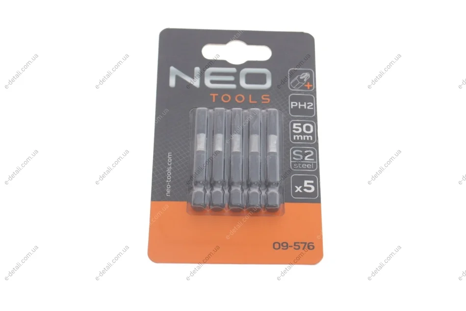 Набор бит PH 1/4" 5 ед. Neo-tools 09-576 (фото 1)
