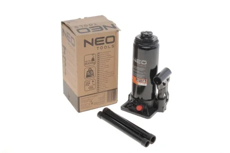 Домкрат бутылочный гидравличный 8 т h=230-456 мм Neo-tools 10-453