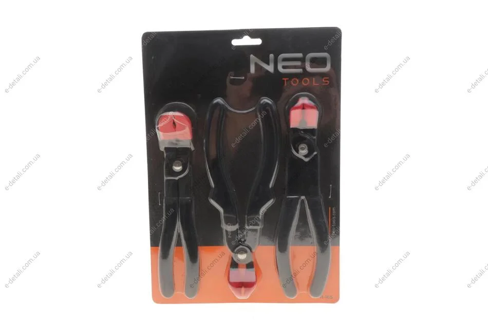 Плоскогубцы для снятия проводов зажигания (к-кт 3 шт) Neo-tools 11-165 (фото 1)