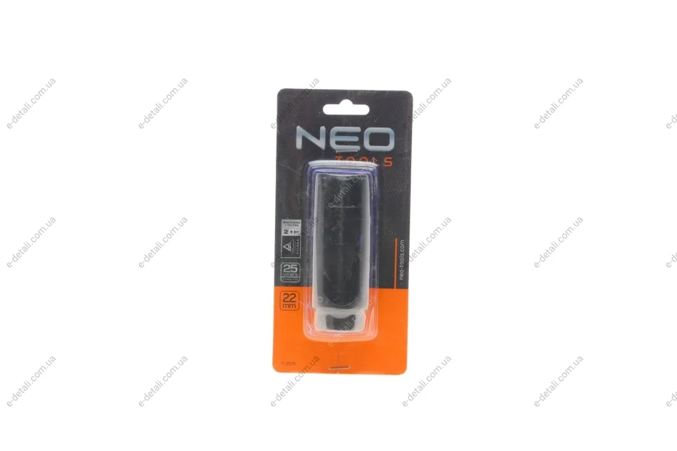 Головка для снятия датчика кислорода (лямбда зона) d=22/3/8"/L=90mm Neo-tools 11-205 (фото 1)