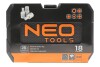 Набор головок под пробки для замены масла 3/8&quot; 18 ед. Neo-tools 11-235 (фото 4)
