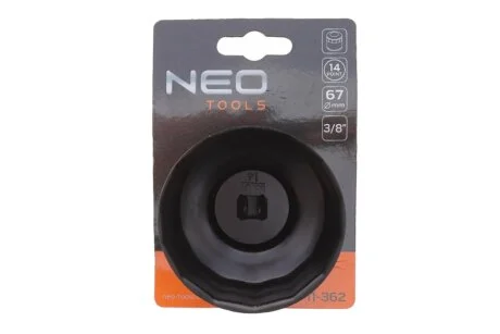 Насадка для замены масляного фильтра 3/8" (d=67mm/14 граней) Neo-tools 11-362