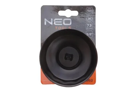 Насадка для замены масляного фильтра 3/8" (d=73mm/14 граней) Neo-tools 11-363