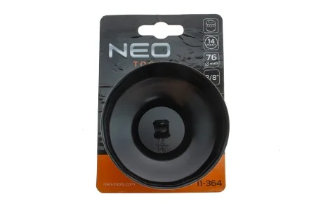 Насадка для замены масляного фильтра 3/8" (d=76mm/14 граней) Neo-tools 11-364