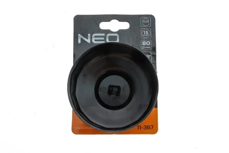 Насадка для замены масляного фильтра 3/8" (d=80mm/15 граней) Neo-tools 11-367