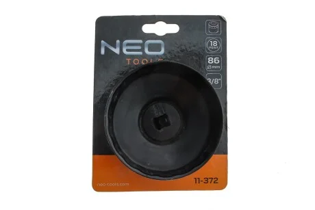 Насадка для замены масляного фильтра 3/8" 18-гранный (d=86mm) Neo-tools 11-372