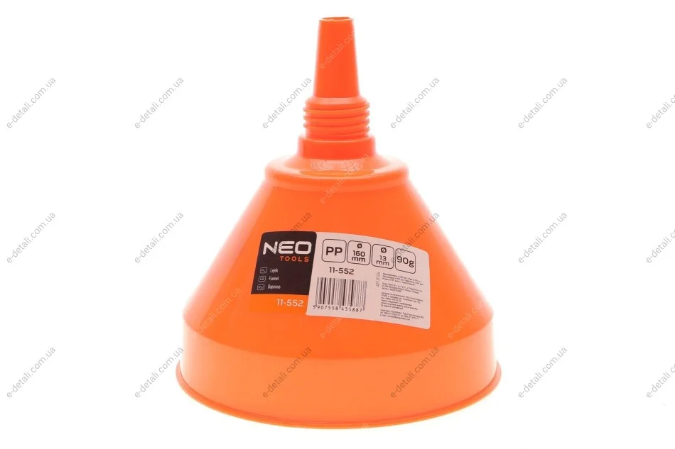Воронка 1,2 л с сеткой Ø160 мм Neo-tools 11-552 (фото 1)
