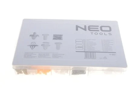 Набір кліпс для кріплення обшивки Renault 300 од. Neo-tools 11-951